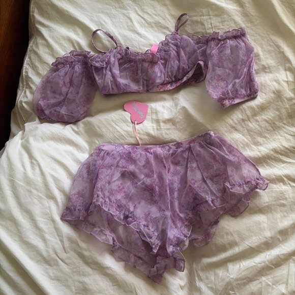 Purple Two Piece Swim Bikini 👙 sugar thrillz - Picture 8 of 8